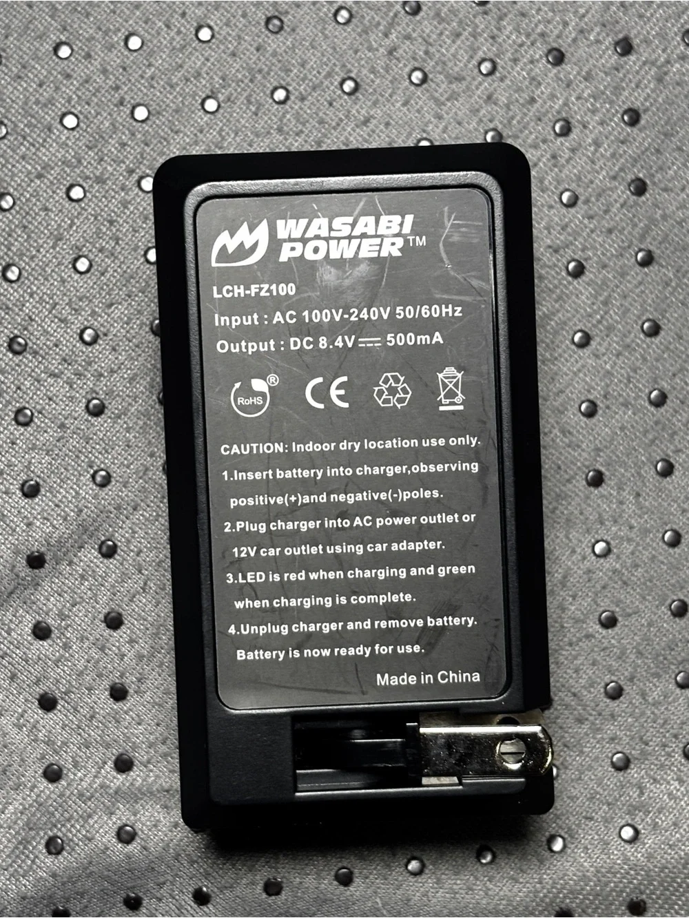 Wasabi Power NP-FZ100 Battery & Charger Set for Sony Cameras